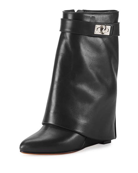 wide calf givenchy boots|givenchy shark lock boots sale.